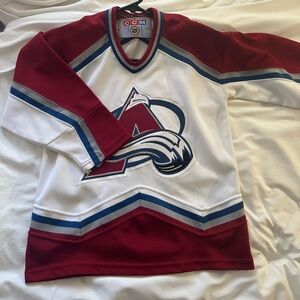 Vintage Colorado Avalance CCM Jersey NHL NO NAME/NUMBER